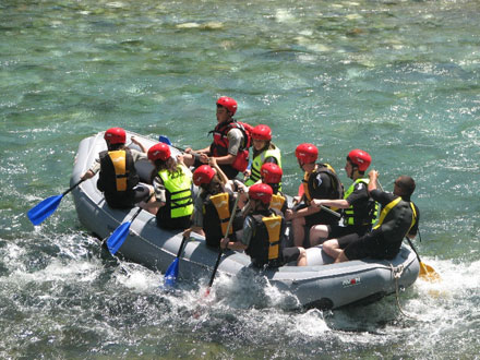 rafting
